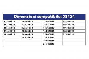 LANTURI ANTIDERAPANTE TIP ROMB 9MM AUTOTURISM PC1 64(2BUC)